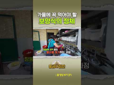 가을에 꼭 먹어야 할 보양식의 정체? #shorts