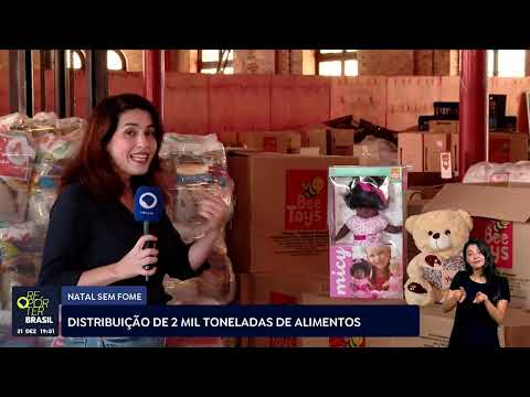 Natal sem Fome distribui 2 mil toneladas de alimentos