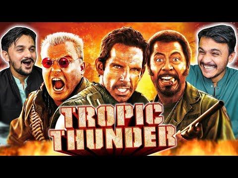 TROPIC THUNDER (2008) MOVIE REACTION - First Time Watching - THIS MOVIE IS INSANE!
