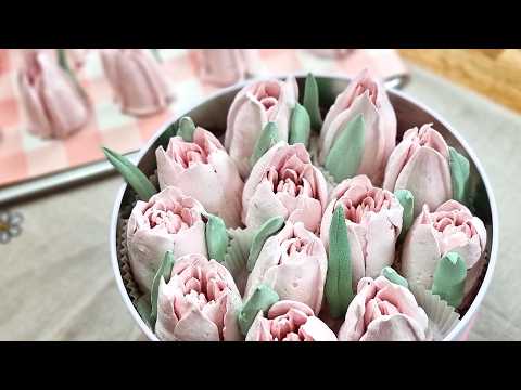 Marshmallow Tulips EASY Recipe | Perfect Gift Idea Russian Zephyr