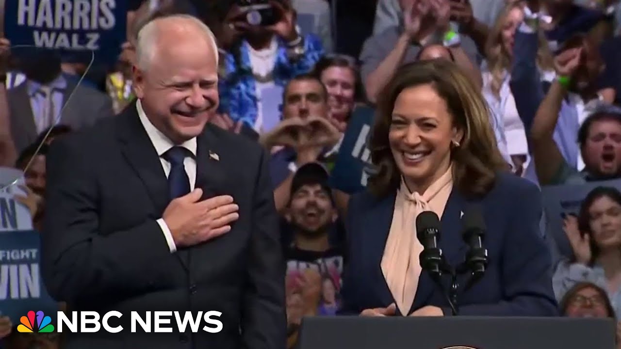 Harris introduces Walz as a 'patriot' and 'leader' at Philadelphia rally