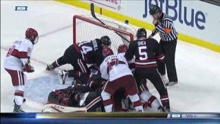 Northeastern vs. Harvard - Beanpot Goal Highlights - 02/06/2017