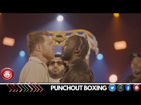 CANELO VS CRAWFORD FACE OFF #canelocrawford #riyadhseason #ringmagazine