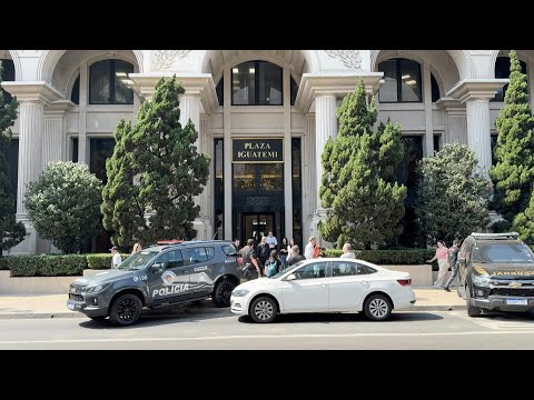 Brazil: authorities outside Sao Paulo building as the country cracks down on money laundering | AFP
