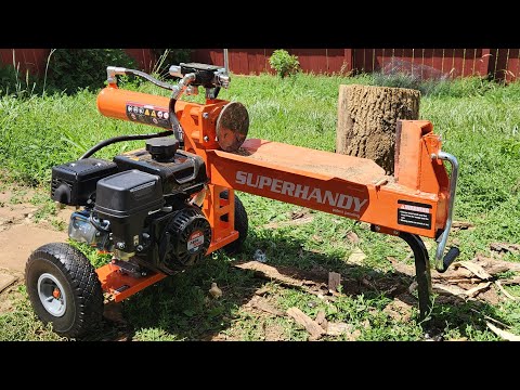 SuperHandy 20 TON Log Splitter is a POWERHOUSE!