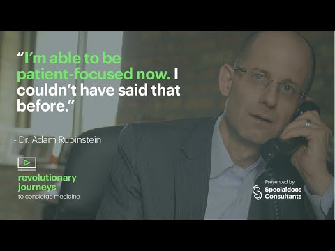 Dr. Adam Rubinstein provides patient-focused medicine at his office in Vernon Hills, Illinois, after making the change to a concierge practice in 2018 with help from Specialdocs. Dr. Adam Rubinstein provides patient-focused medicine at his office in Vernon Hills, Illinois, after making the change to a concierge practice in 2018 with help from Specialdocs.