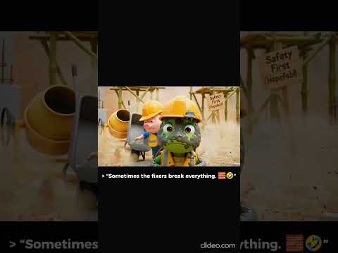 “Pip & Turt: Construction Calamity #shorts #viralshorts #funny #entertainment