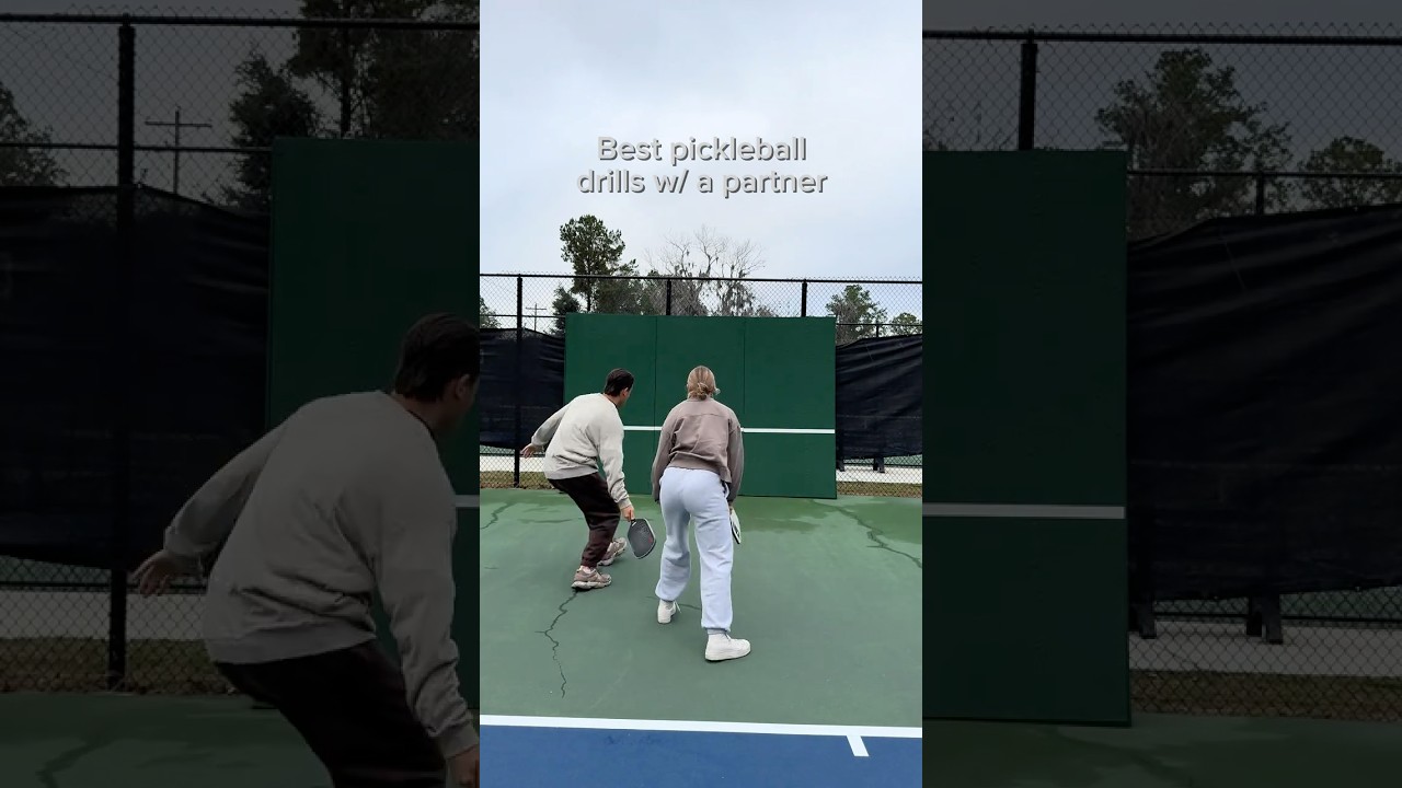Best Partner Pickleball Drill #pickleball #pickleballvideos #pickleballviral