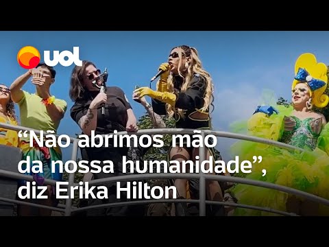 Erika Hilton na Parada  LGBTQIA+ na Paulista: 'Não abrimos mão da nossa humanidade'