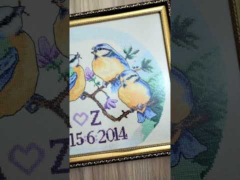 picture of art #crossstitch #shorts #viral #trending