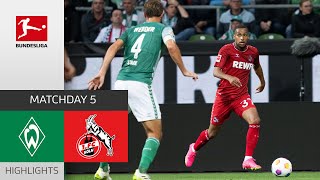 Bremen Turn The Game Around! | Werder Bremen — 1. FC Köln 2-1 | Highlights | MD 5 – Bundesliga 23/24