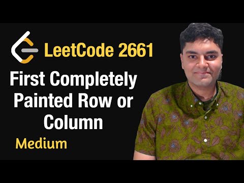 First Completely Painted Row or Column - Leetcode 2661 - Python