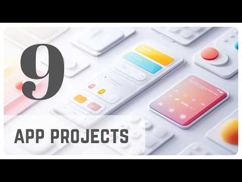 📱 Build 9 FULL Apps From Scratch • Weather | Social Media | Ecommerce | Expense Tracker | Chat ...