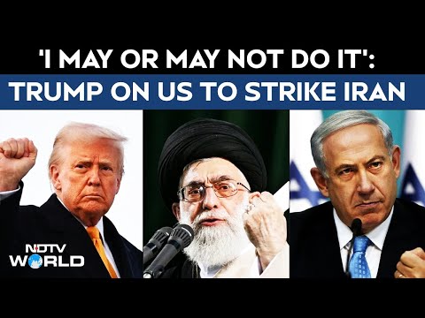 Trump On Iran Vs Israel | Donald Trump On Iran | Ayatollah Khamenei | Iran Israel War News Today