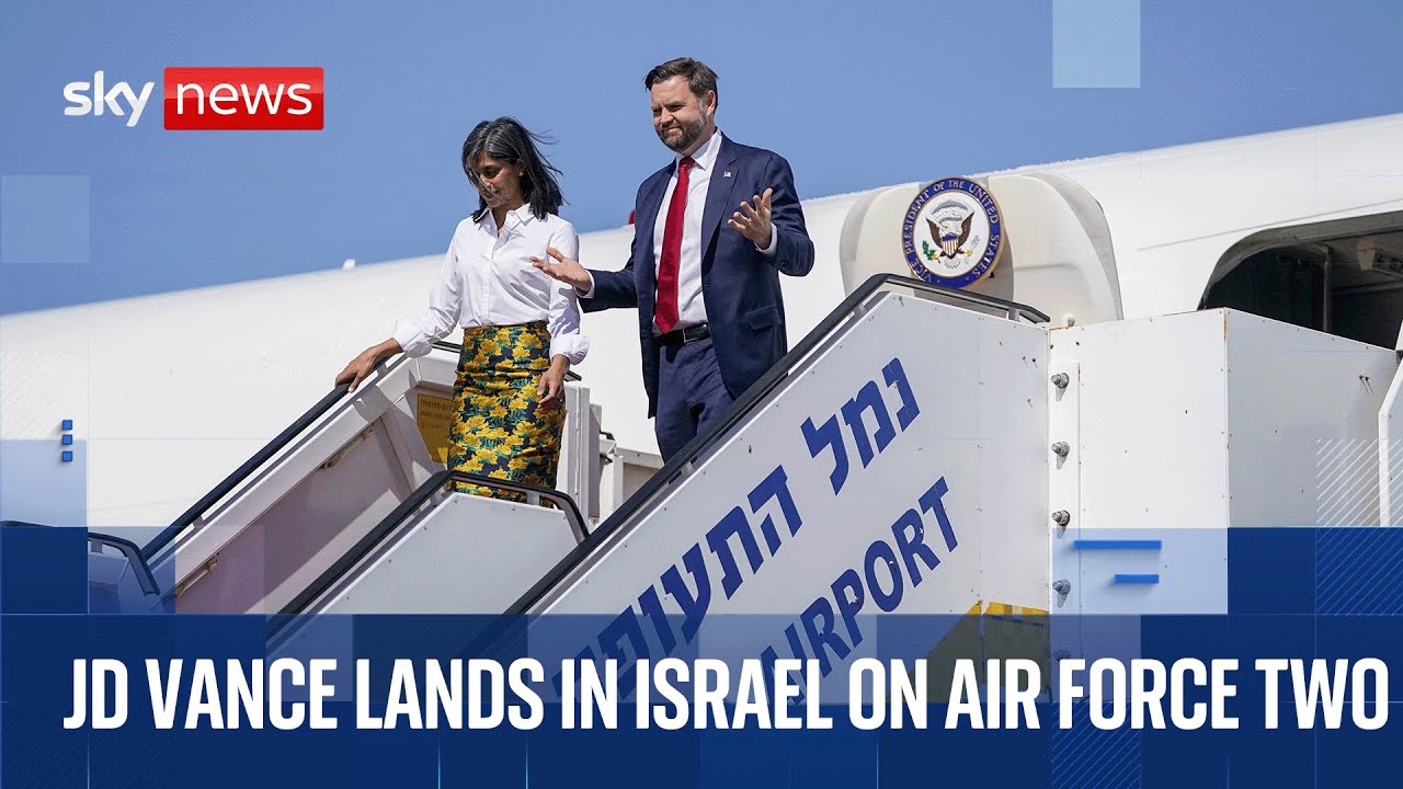 JD Vance touches down in Israel