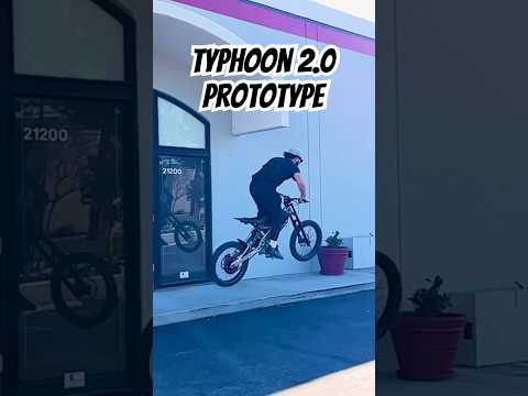 Our Sub 100lb Lightweight e-moto Typhoon 2.0 Can FLY! #emoto #ebike #typhoon #r&d