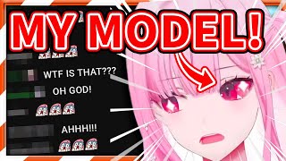 Calli's Model BROKE Mid Stream and Scared The Sh*t Out of Chat 【Mori C