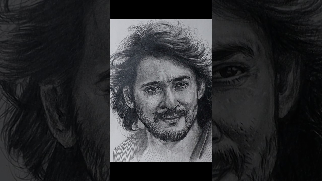 Rapid Pencil Sketch of Mahesh Babu in Varanasi #art #drawing #varanasi #maheshbabu #reels #shorts
