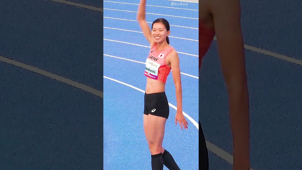 밝은 표정의 일본 높이뛰기 선수! Takahashi #Takahashi #trackandfield #여자육상 #athletics #sportstar #shorts