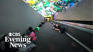 Lightning, hailstorm forces hundreds of canceled flights in Atlanta