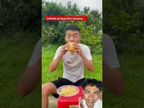 indomie goreng bikin kenyang⁉️#shorts