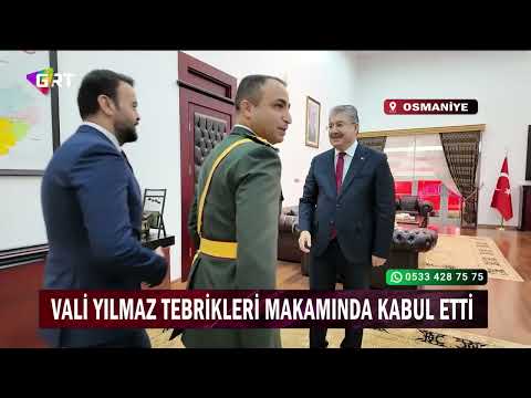 Vali Yılmaz Tebrikleri Makamında Kabul Etti