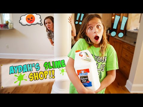 WE HID ALL OF OUR SLIME SUPPLIES!! SHE CAUGHT US!