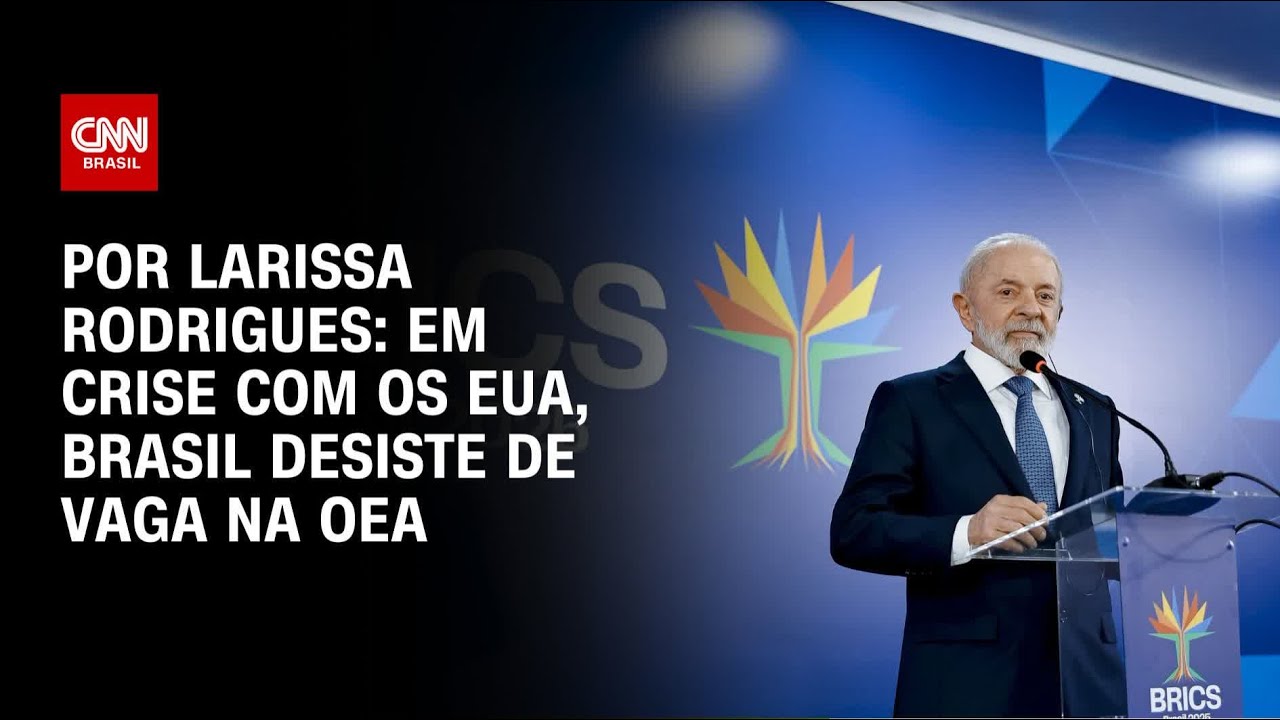 Análise Em crise com os EUA Brasil desiste de vaga na OEA | LIVE CNN