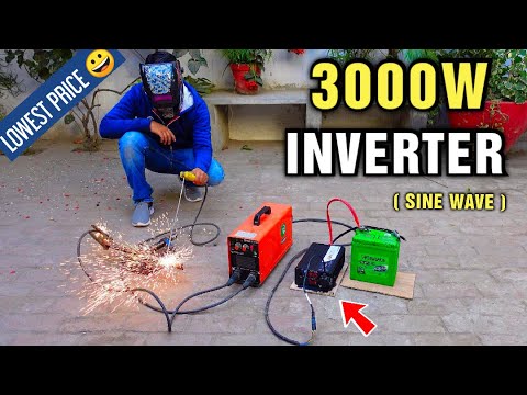 3000 Watts - 12V DC to 220V AC Inverter Pure Sine Wave CNSWIPOWER ( Review )