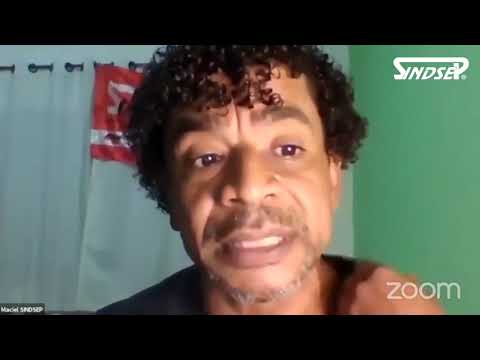 Maciel Nascimento em fala na Live do Comando da Educação em Greve