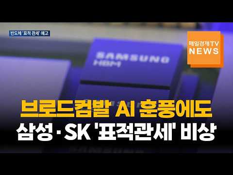 "반도체 <strong>미국서</strong> 안 만들면 각오"…삼성·SK, 브로드컴 호실적에도 '긴장'