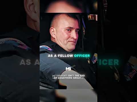 That Last Exhale… ‘That Was Brutal.’ 🥹 Retiring Cop Breaks Down As Son Gives His Final Sendoff 💙