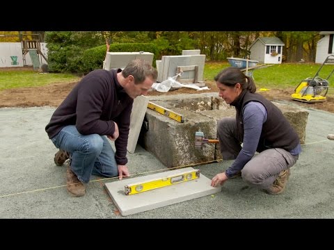 How to Install a Natural Stone Patio with Fire Pit