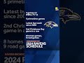 Ravens 2024 schedule released!  - 01:00 min - News - Video