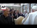 Pope meets comedians Jimmy Fallon, Chris Rock, Stephen Colbert and Conan O’Brien