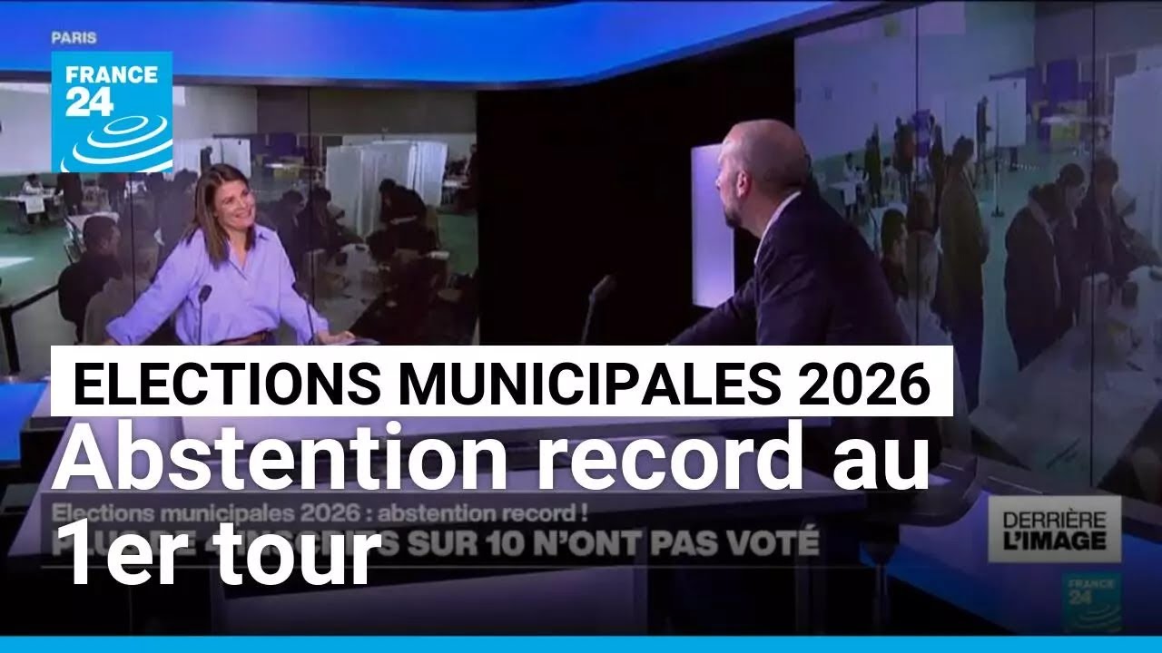 Derrière l'image : record d'abstention au 1er tour des élections municipales • FRANCE 24