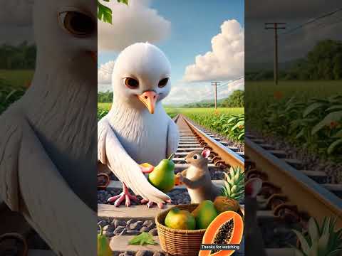 “कबूतर और पपीते का पेड़ 🕊️ | मजेदार कहानी जो सीख देगी | Hindi Moral Cartoon Shorts”