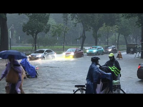 Streets floodeed in Hanoi as Typhoon Bualoi devastates Vietnam | AFP