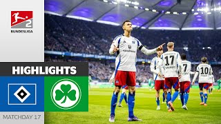 5 Goals At Home! | Hamburger SV — SpVgg Greuther Fürth 5-0 | Highlights | Matchday 17 — Bundesliga 2