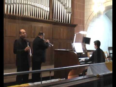 Allegro 1 from Antonio Vivaldi Double Trumpet Concerto in C major RV 537 (2 Trumpets and Organ)