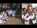 TRS activists stage dharna at ECIL cross roads for being ignored