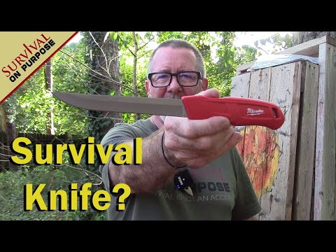 Under $20 Survival Knife? - Milwaukee Insulation Knife Review