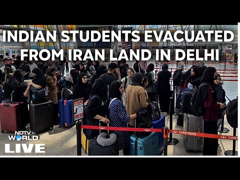 Indians In Iran | Flight Carrying 110 Indian Students Evacuated From Iran Lands In New Delhi | LIVE
