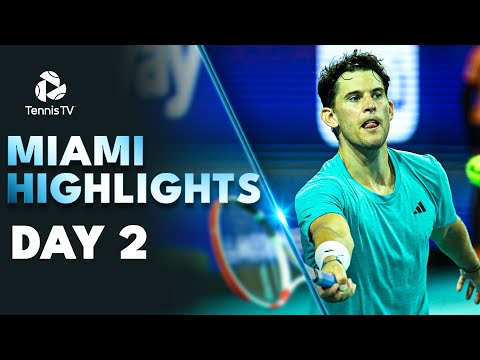 Thiem & Sonego Meet; Gasquet, Kokkinakis Feature | Miami 2023 Highlights Day 2