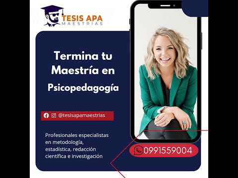 TESIS EN PSICOPEDAGOGÍA #tips #tesisdegrado #tesisonline