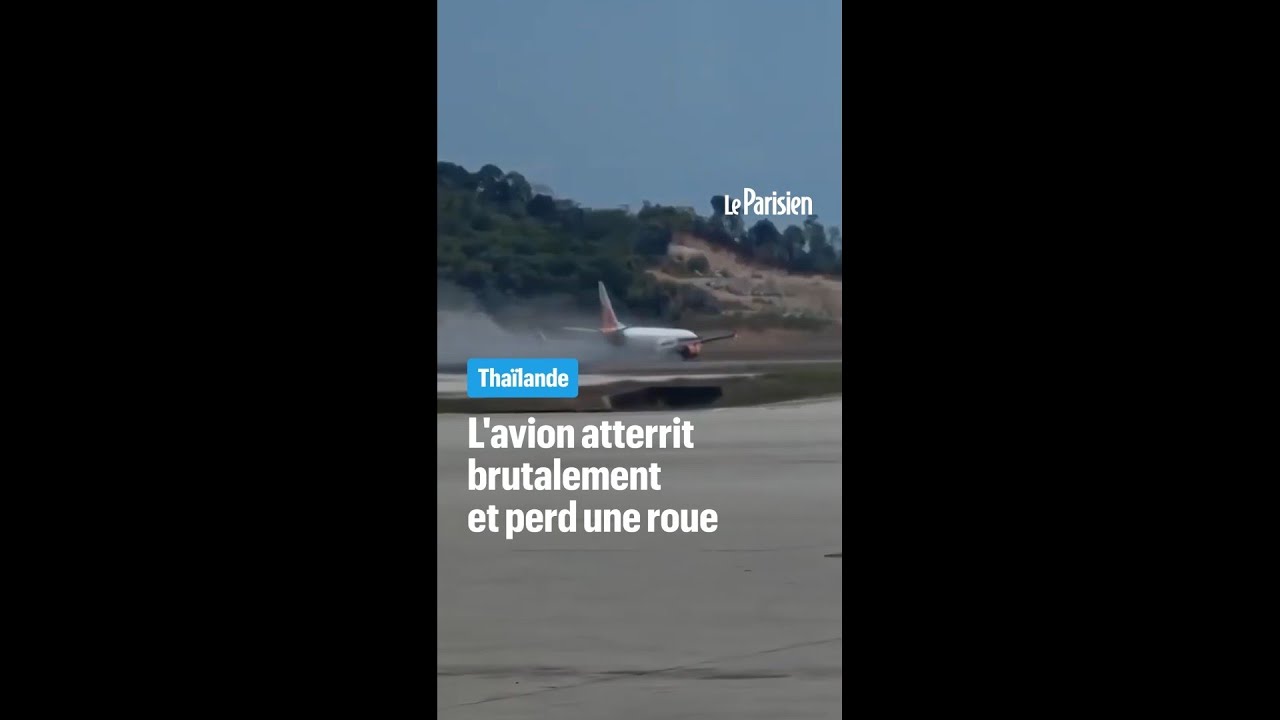 Un avion d’Air India Express atterrit violemment et perd une roue