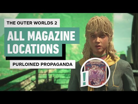 The Outer Worlds 2 - All Magazine Locations (Purloined Propaganda Quest)