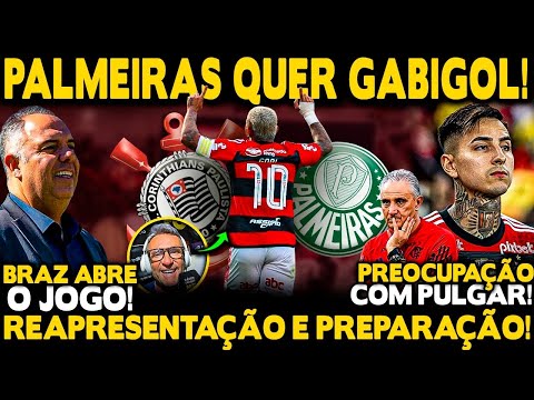 PALMEIRAS E CORINTHIANS DISPUTAM GABIGOL! ALERTA LIGADO COM PULGAR! REAPRESENTAÇÃO DO FLAMENGO!