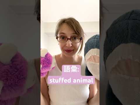 語彙 : stuffed animal