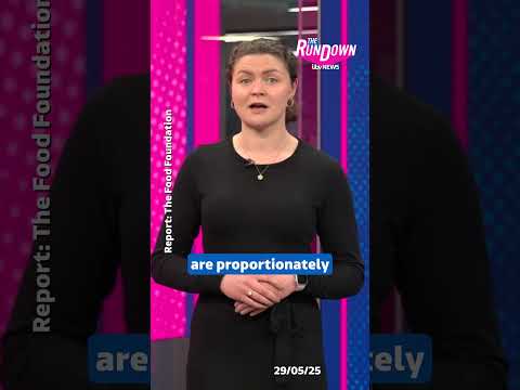 What do you usually eat for lunch? A charity says students are eating too much meat #itvnews #school